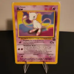 Pokemon Mew #8 Black Star Promo WOTC Wizards 2000 - NM Near Mint - Image 1