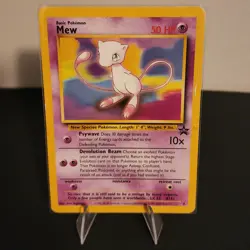 Pokemon Mew #8 Black Star Promo WOTC Wizards 2000 - NM Near Mint - Image 2
