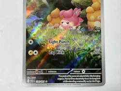 Pokemon TCG Pawmi Illustration Rare Card 226/091 SV Paldean Fates - Image 3