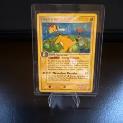 Ampharos 1/115 EX Unseen Forces Reverse Holo Rare Pokemon Card 2005 LP - Image 1