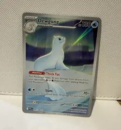 Pokemon TCG Dewgong Illustration Rare Holo 097/094 ME02 EN Stage 1 HP 130 - Image 1