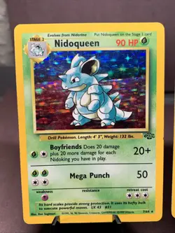 Pokemon TCG Jungle & Fossil Holo Lot - Lapras, Muk, Nidoqueen VTG WOTC 1999 - Image 2
