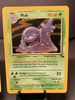 Pokemon TCG Jungle & Fossil Holo Lot - Lapras, Muk, Nidoqueen VTG WOTC 1999 - Image 4