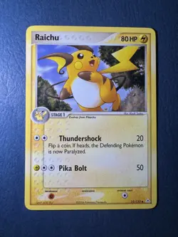 Pokemon TCG Vintage Raichu 2 Bundle: 51/110 Holon Phantoms, 33/90 Undaunted - Image 3