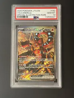 Volcanion ex 182/159 Sv09 Journey Together SIR Holo EN 2025 PSA 10 - Image 1