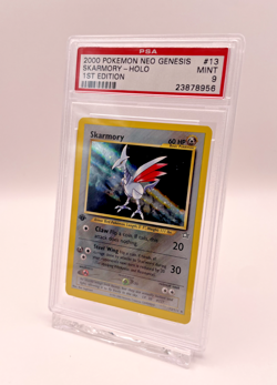 Pokemon Skarmory Neo Genesis 1st Edition Holo Rare #13 PSA 9 Mint - Image 1