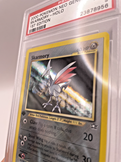 Pokemon Skarmory Neo Genesis 1st Edition Holo Rare #13 PSA 9 Mint - Image 3