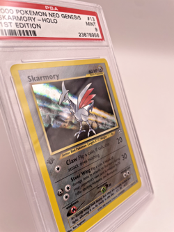Pokemon Skarmory Neo Genesis 1st Edition Holo Rare #13 PSA 9 Mint - Image 4