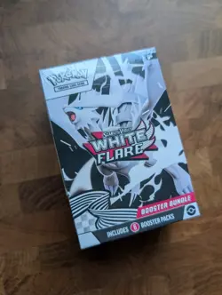 Pokemon TCG, Scarlet and Violet White Flare Booster Bundle (Factory Sealed) - Image 1