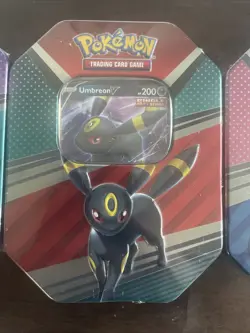 3x pokemon V Heroes Tin - Sealed - Umbreon, Sylveon & Espeon - Image 3