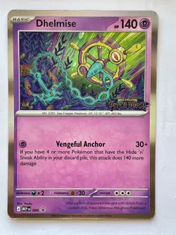 Pokemon TCG Dhelmise MEP 084 Pitch Black Pre-release stamped promo NM - Image 1