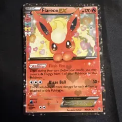 Pokemon TCG Flareon EX Ultra Rare Card Radiant Collection RC6/RC32 - Image 1