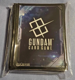 Official Card Sleeves EX Space Black GUNDAM BANDAI FEST Exclusive - Image 1