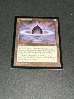 Magic: The Gathering Lotus Petal Tempest Regular Common 1997 April Lee Artifact - Image 4