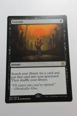 MTG Entomb x1- -Eternal Masters-Lightly Played - Image 1