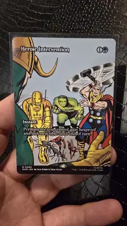 Heroic Intervention (0080) (Borderless) Marvel Universe Eternal-Legal Regular - Image 1