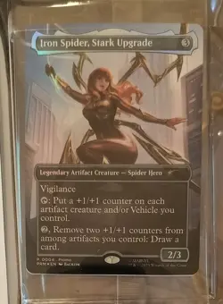 Magic The Gathering Marvel Legends Mary Jane Watson Promo Card Iron Spider Stark - Image 1