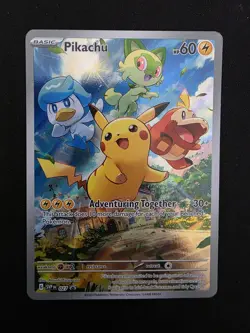 Pikachu 027 Sv: Scarlet & Violet Promo Cards Holo - Image 1