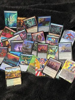 Marvel Super Heroes Magic The Gathering Collector Booster Cards Lot Of 32 Cards - Image 2