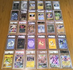 HUGE Lot 30 Graded Pokemon Cards CGC PSA BGS AGS Etc Modern & Vintage Collection - Image 1