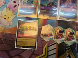 Disney Lorcana Attack Of The Vine League Promo Set Cards Dial Stickers & Box - Image 5