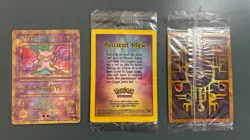 SEALED Ancient Mew Movie Promo Double Holo Foil RARE Pokemon TCG Card + Bonus - Image 1