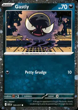 Gastly - (Cosmos Holo) Holo Common Miscellaneous Cards & Products 123/217 NM - Image 1