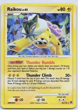 Raikou - 16/132 (Cracked Ice Holo) Holo Promo Miscellaneous Cards & Products 016 - Image 1
