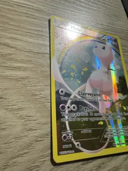Mew XY110 - XY Black Star Promo Holo Foil Full Art Pokemon Card Heavy Played - Image 3