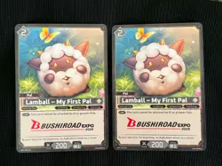 Lamball Promo Anime Expo Exclusive (Set of 2) - 2026 Palworld Official Card Game - Image 2
