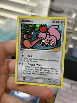 Lickitung 37/112 EX FireRed LeafGreen 2004 FRLG Reverse Holo Pokemon Card - Image 3