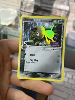 Meowth 71/110 Delta Species EX Holon Phantoms 2006 Reverse Holo Pokemon Card - Image 3