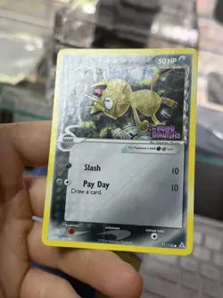 Meowth 71/110 Delta Species EX Holon Phantoms 2006 Reverse Holo Pokemon Card - Image 5
