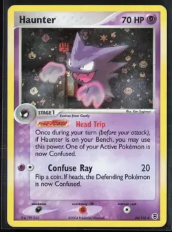 Haunter 34/112 EX FireRed LeafGreen FRLG 2004 Reverse Holo Pokemon Card - Image 1