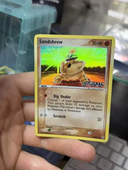 Sandshrew 82/113 EX Delta Species 2005 Reverse Holo Pokemon Card - Image 3