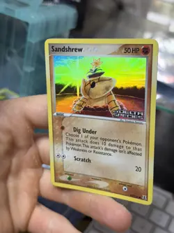 Sandshrew 82/113 EX Delta Species 2005 Reverse Holo Pokemon Card - Image 4