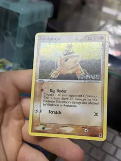 Sandshrew 82/113 EX Delta Species 2005 Reverse Holo Pokemon Card - Image 5
