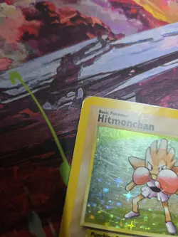Hitmonchan 7/102 Holo Rare – Base Set Pokemon Card - Image 2