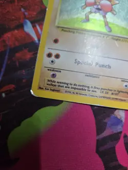 Hitmonchan 7/102 Holo Rare – Base Set Pokemon Card - Image 4