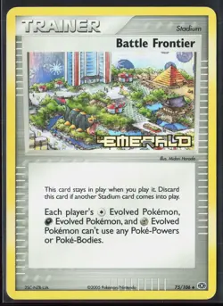 Battle Frontier 75/106 EX Emerald 2005 Reverse Holo Pokemon Card - Image 1