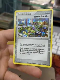 Battle Frontier 75/106 EX Emerald 2005 Reverse Holo Pokemon Card - Image 4