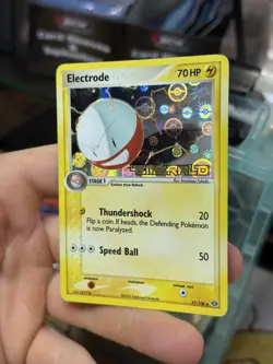 Electrode 27/106 EX Emerald 2005 Reverse Holo Pokemon Card - Image 4