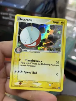 Electrode 27/106 EX Emerald 2005 Reverse Holo Pokemon Card - Image 5