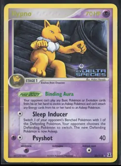 Hypno 23/113 EX Delta Species 2005 Reverse Holo Rare Pokemon Card - Image 1