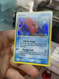 Luvdisc 53/106 EX Emerald 2005 Reverse Holo Pokemon Card - Image 5