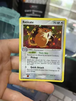Raticate 48/112 EX FireRed LeafGreen FRLG 2004 Reverse Holo Pokemon Card - Image 3