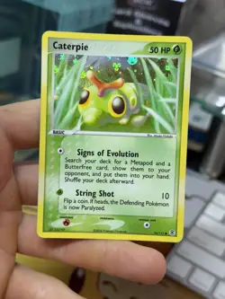 Caterpie 56/112 EX FireRed LeafGreen 2004 Reverse Holo Pokemon Card - Image 3