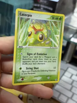 Caterpie 56/112 EX FireRed LeafGreen 2004 Reverse Holo Pokemon Card - Image 5