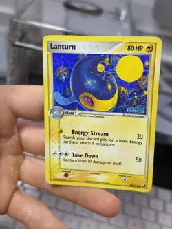 Lanturn 40/115 EX Unseen Forces 2005 Reverse Holo Pokemon Card - Image 4