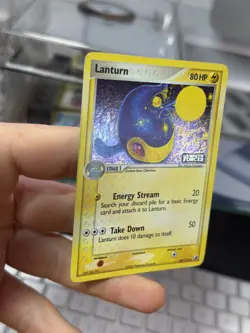 Lanturn 40/115 EX Unseen Forces 2005 Reverse Holo Pokemon Card - Image 5